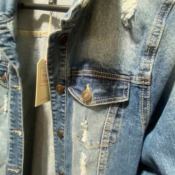 New Love True Jean Jacket Duster - Picture 5 of 10